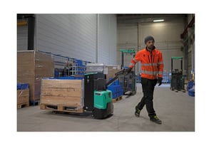 Niederhubwagen Mitgänger